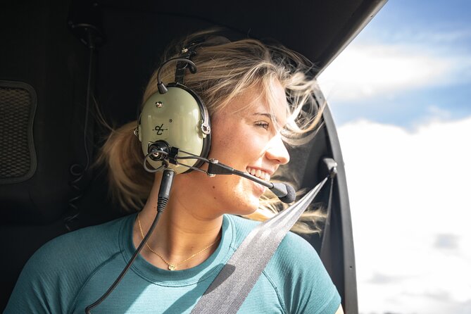 Helicopter Ride in Smoky Mountain Sevierville Mountain Jumper - Crossing Bluff Mountain at 2,949 feet