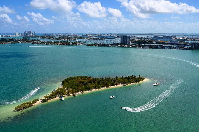 Helicopter Tour-Miami Iconic Coast and City Views - Crossing the bay toward Haulover and Bal Harbour