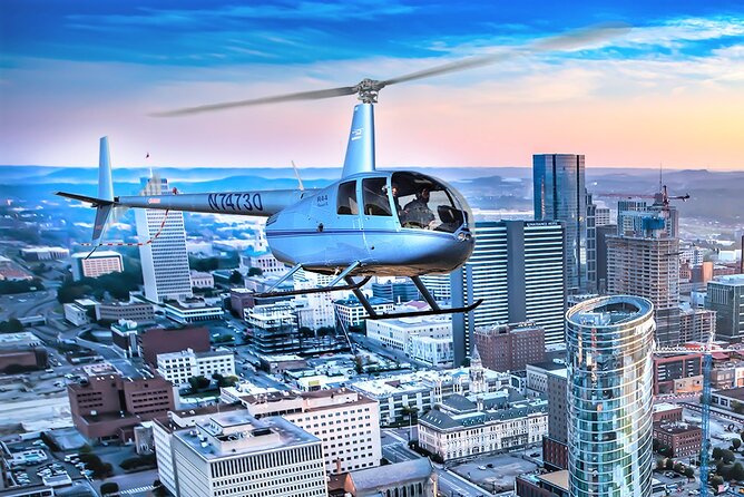Helicopter Tour of Downtown Nashville - The Parthenon Starts the Aerial Tour