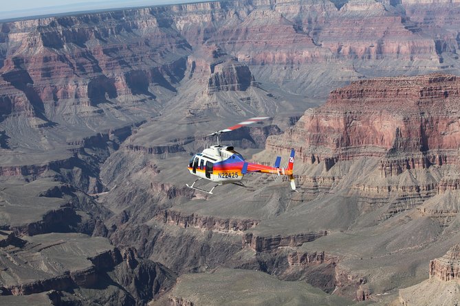 Helicopter Tour of the North Canyon with Optional Hummer Excursion - Taking off from the South Rim heliport