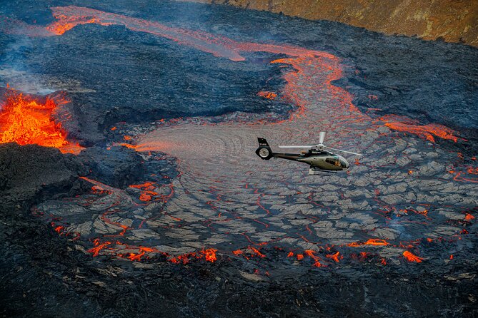 Helicopter Tour Over Iceland’s Reykjanes Volcano Eruption Site - What you may actually see