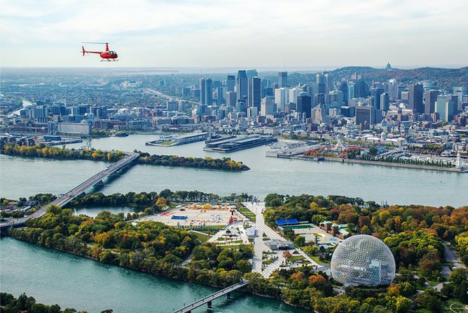 Helicopter Tour Over Montreal - Old Montreal and Vieux-Montreal