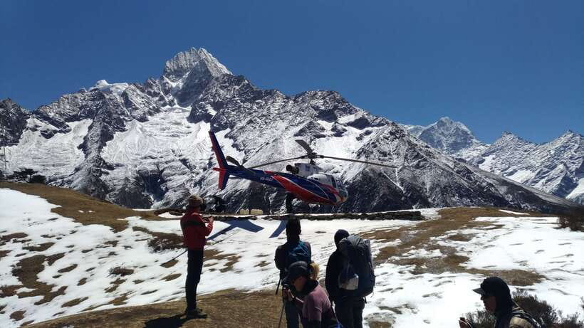 Helicopter tour to Annapurna Base Camp from Pokhara -1 Day - The flight from Pokhara to the Annapurna Sanctuary