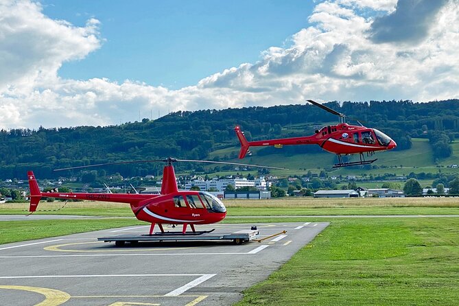 Helicopter tour to the Stockhorn mountain, with great view to the Swiss Alps - Taking Off From Bern-Belp