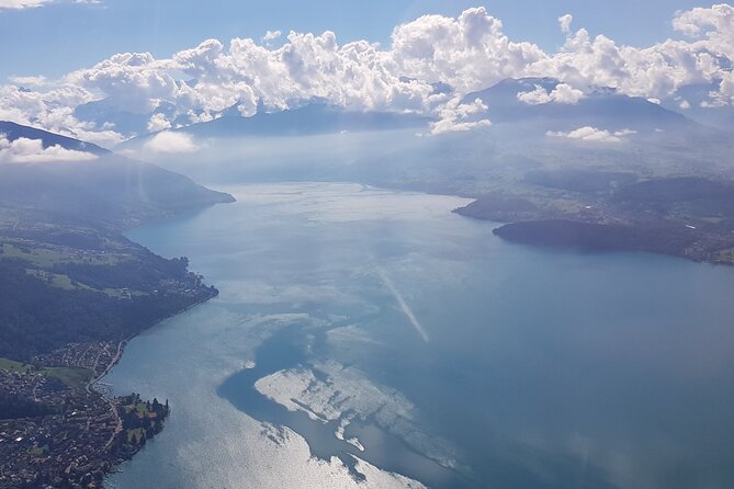 Helicopter tour to the Stockhorn mountain, with great view to the Swiss Alps - Wimmis Castle Below the Niesen