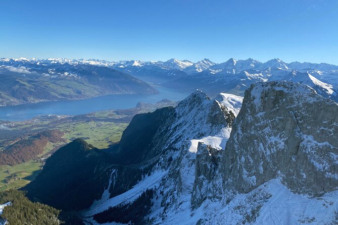 Helicopter tour to the Stockhorn mountain, with great view to the Swiss Alps - Stockhorn and the Colors of Lake Thun