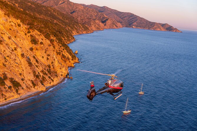 Helicopter Transfer: Long Beach to Catalina Island - Starting at the Queen Mary Terminal in Long Beach