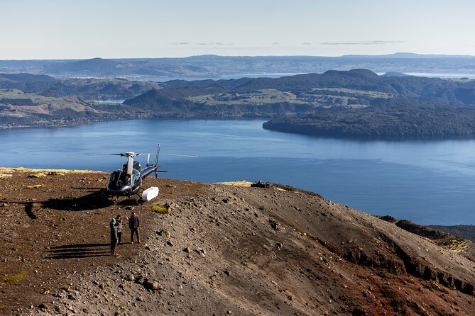 Helicopter White Island / Mount Tarawera 'Volcanic Extremes' - Landing on Mount Tarawera