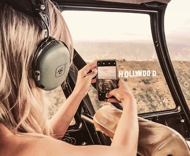 Hollywood & Beverly Hills Celebrity Helicopter Tour - Taking off from Burbank Airport