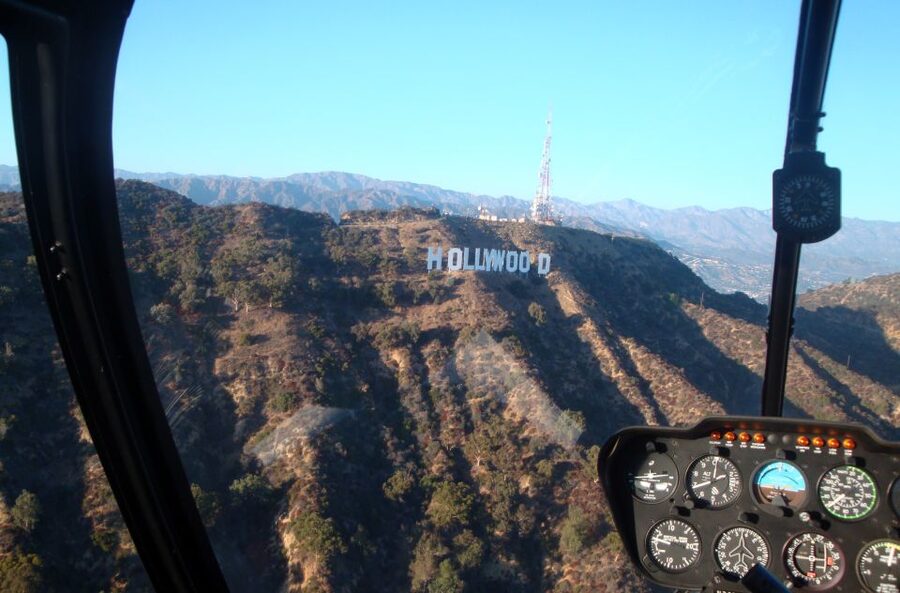 Hollywood & Beverly Hills Celebrity Helicopter Tour - Hollywood Hills, Mulholland Drive, and Laurel Canyon
