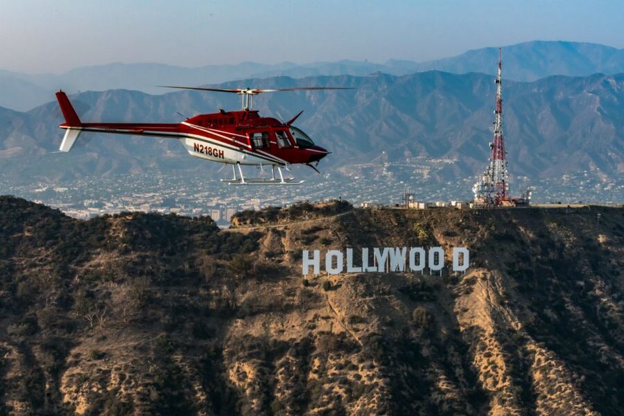 Hollywood Sign & Universal Studios Helicopter Tour - Day flight or sunset upgrade?