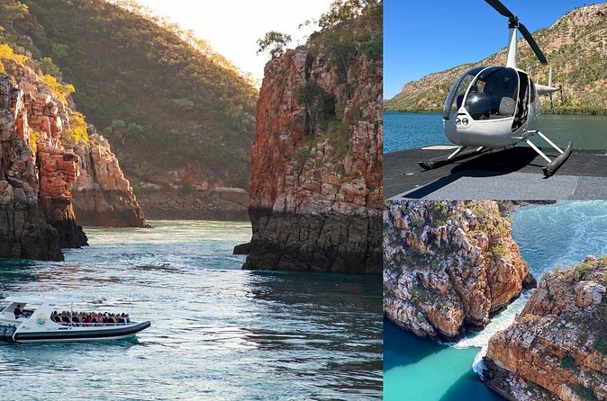 Horizontal Falls Helicopter Adventure from Broome - The powerboat ride through the falls