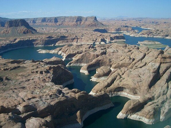 Horseshoe Bend Helicopter Flight from Page - Lake Powell from the helicopter