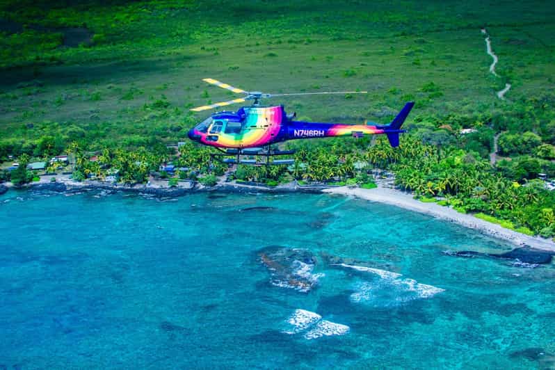 Kailua-Kona: Hualalai Volcano Doors On/Off Helicopter Tour - From Kaloko Fish Ponds to Kailua Bay