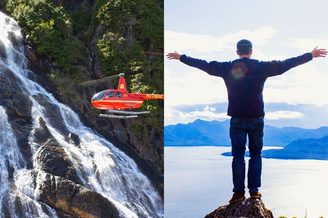 Ketchikan Helicopter Tour, COMBO - The George Inlet route and the mountaintop landing