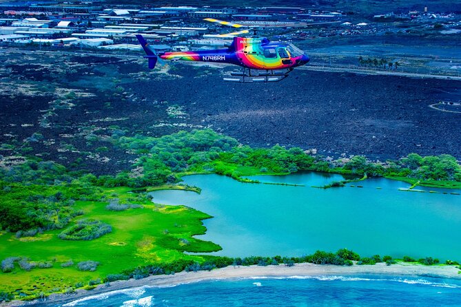 Kona Coast Hualalai Volcano-60Min Helicopter Tour-Door Off or On - The Place of Refuge and the volcanic turn