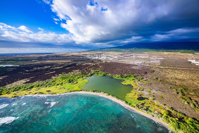 Kona Coastal Sights Unseen - 45Min Helicopter Tour - Doors Off/On - Kaloko Fish Ponds and Kailua Bay from above