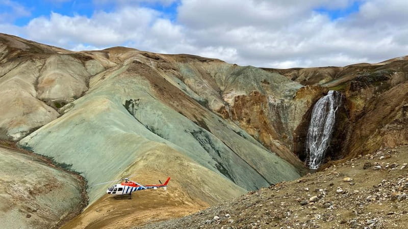 Landmannalaugar: Helicopter tour with 3 Landings - Leaving Ace FBO Reykjavík