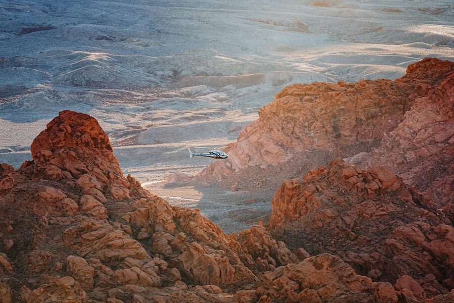 Las Vegas: Grand Canyon Heli Tour and Valley of Fire Landing - Hoover Dam and Lake Mead from above