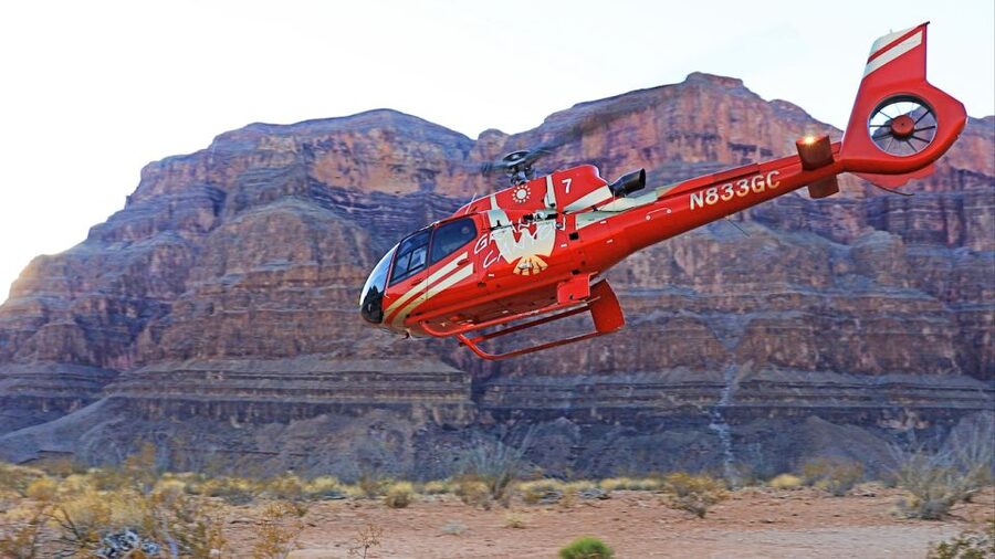 Las Vegas: Grand Canyon Helicopter Ride, Boat Tour & Skywalk - Landing Beside the Colorado River