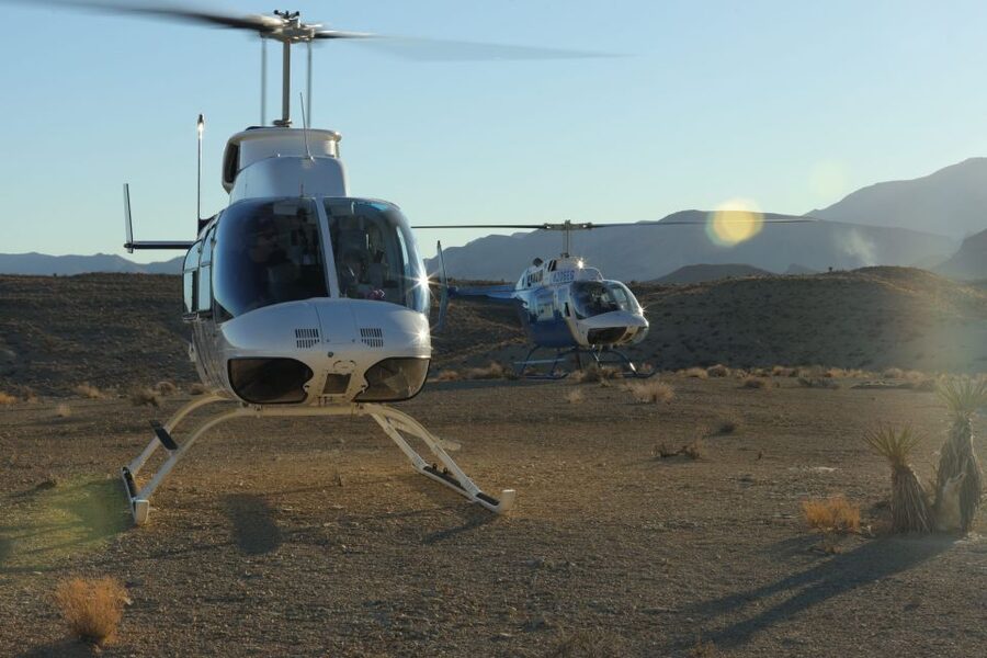Las Vegas: Grand Canyon Helicopter West Rim Flight & Options - A quick stop at the Hoover Dam Bypass bridge
