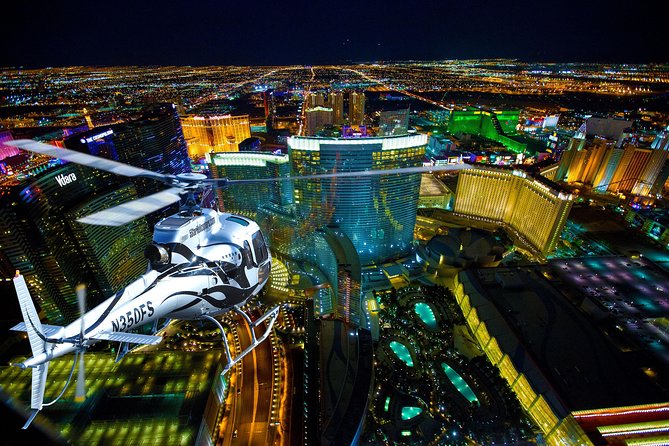 Las Vegas Helicopter Night Strip Flight Tour with Optional Dinner - Five things to know before booking
