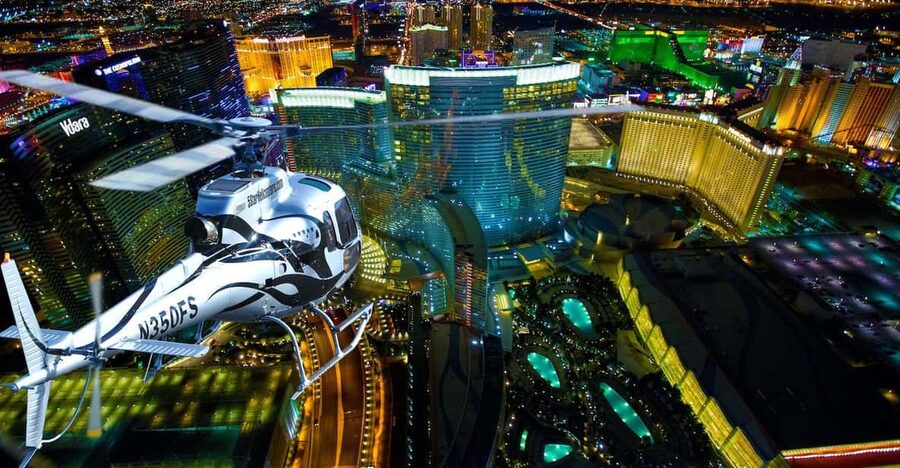 Las Vegas: Nighttime Helicopter Flight over the Strip - What the $109 price really buys you