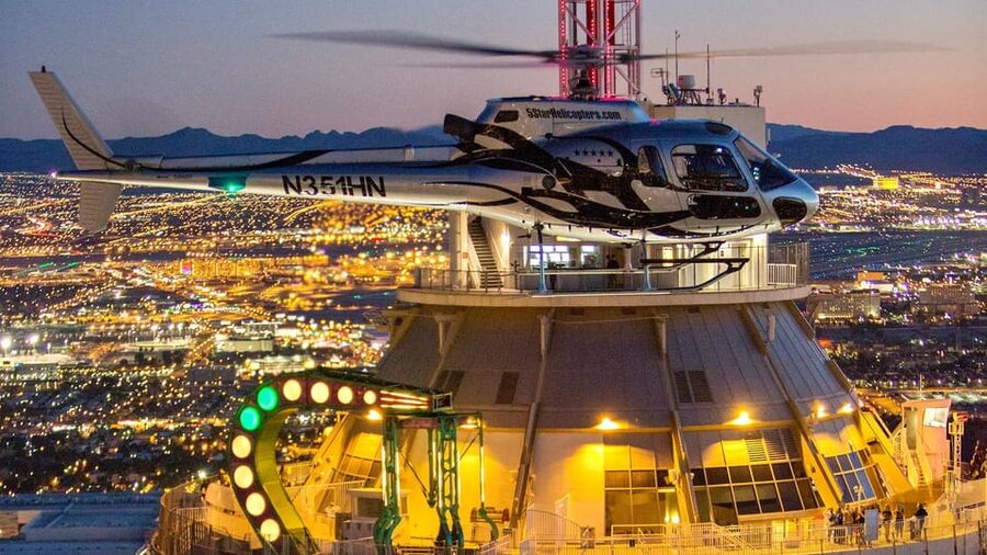 Las Vegas: Nighttime Helicopter Flight over the Strip - Downtown and Fremont Street