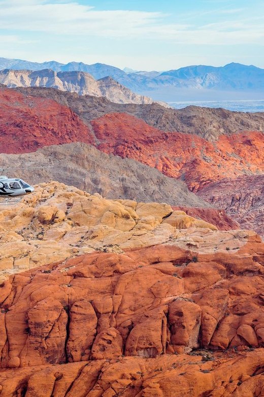 Las Vegas: Red Rock Canyon and Vegas Strip Helicopter Tour - From casino lobby to VIP heliport