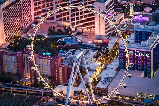 Las Vegas Strip Helicopter Night Flight - Photos before and after the flight