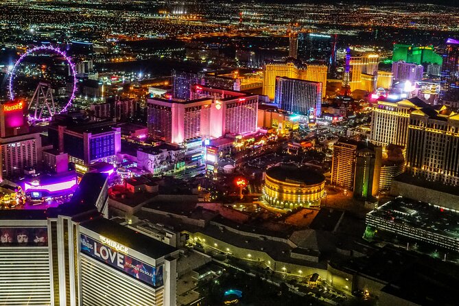 Las Vegas Strip Highlights by Helicopter at Night - Hotel pickup can simplify the evening