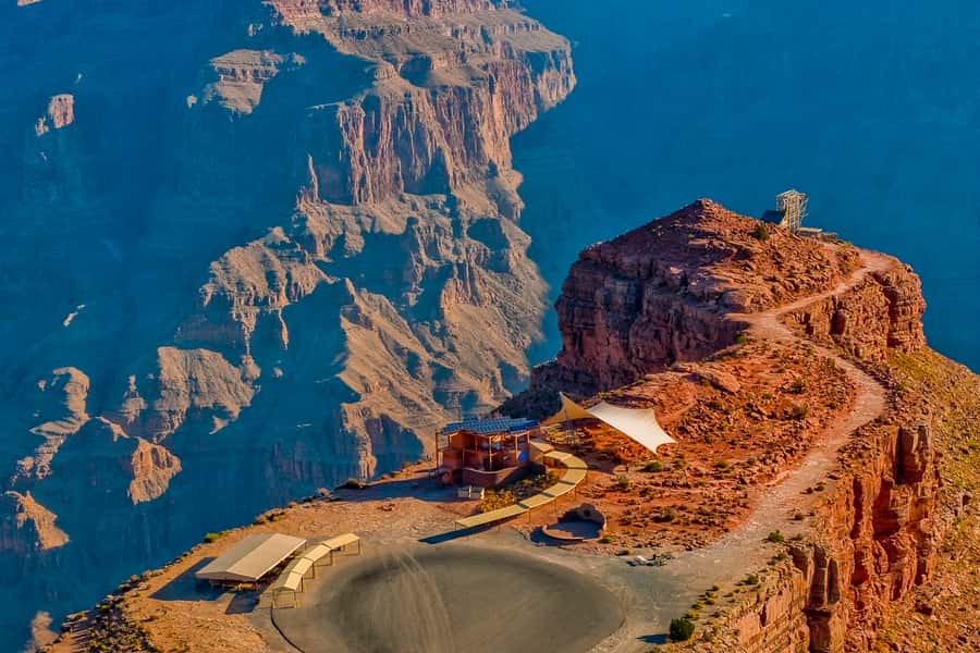 Las Vegas: West Grand Canyon Helicopter Ticket with Transfer - Guano Point and the Highpoint Hike