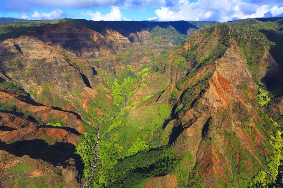 Lihue: Deluxe Waterfall Safari Helicopter Tour - Taking off from Safari Helicopters