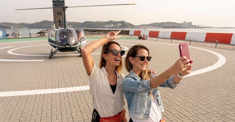 Lisbon: City and Coastline Sightseeing Helicopter Flight - The 10-minute route over Lisbon
