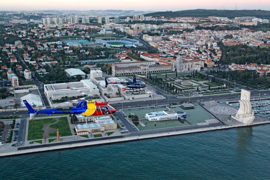 Lisbon: Sightseeing Helicopter Tour Over Belem and Caparica - Champalimaud Foundation and the western Tagus