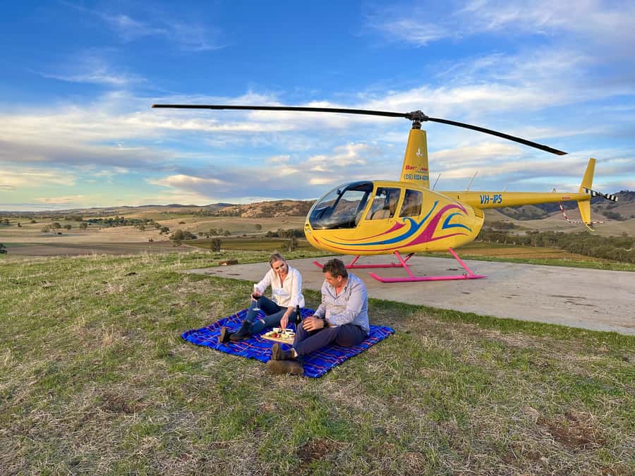 Lyndoch: Barossa Valley Helicopter Flight & Romantic Picnic - A short helicopter flight over Barossa vineyards
