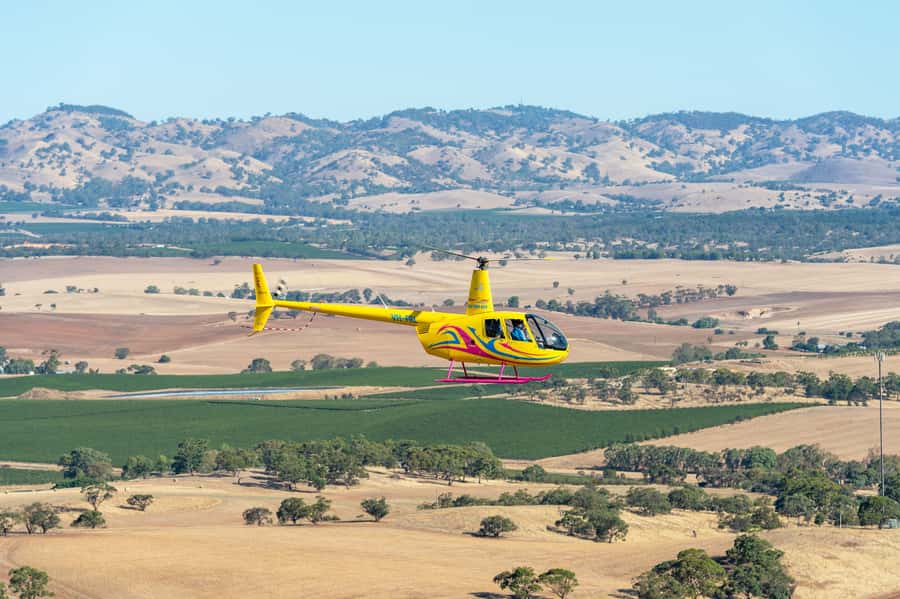Lyndoch: Barossa Valley Helicopter Flight & Romantic Picnic - Five minutes of safety, then takeoff
