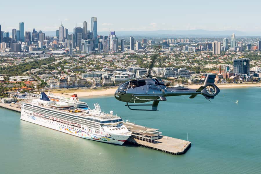 Melbourne: City and Bayside Helicopter Tour - The J7 submarine wreck near Sandringham