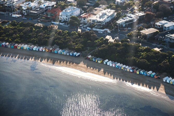 Melbourne City & Brighton Beach Boxes Helicopter Tour - Flinders Street Station and Melbourne Zoo