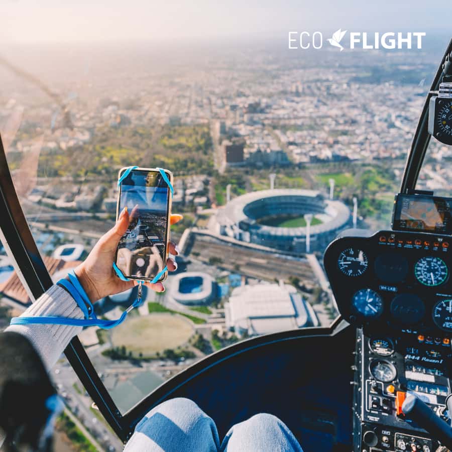 Melbourne: Private City Skyline and Bay Helicopter Ride - Flemington Racecourse and the Southwestern City Route