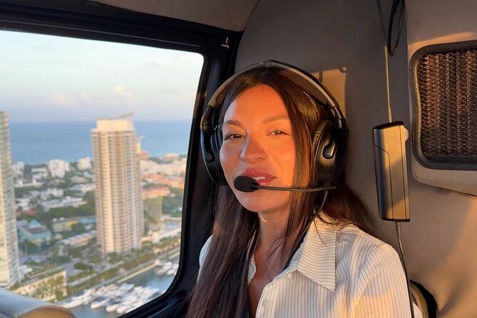 Miami Sunset Private Helicopter Flight - What the 7 p.m. departure gives you