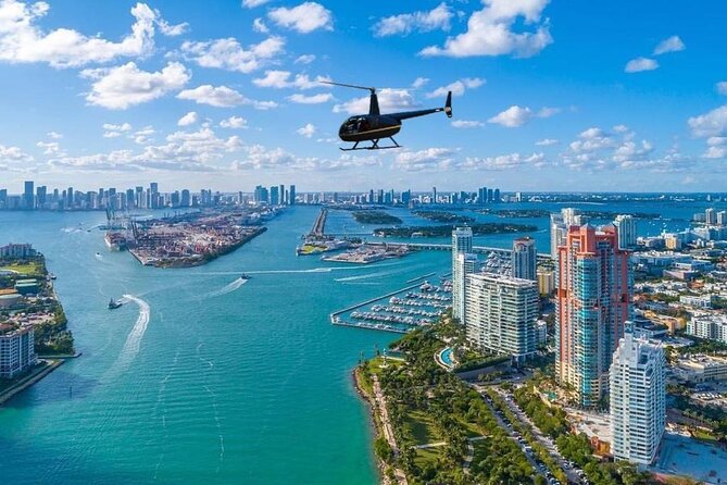 Miami Top-Rated Helicopter Tour: South Beach, Downtown & Islands - South Beach, the Venetian Islands, and Palm Island
