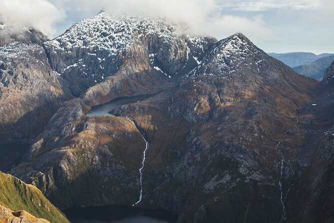 Milford Sound Grand Tour Helicopter Scenic Flight Departing from Milford Sound - From Milford Sound Airport to the Fiordland peaks