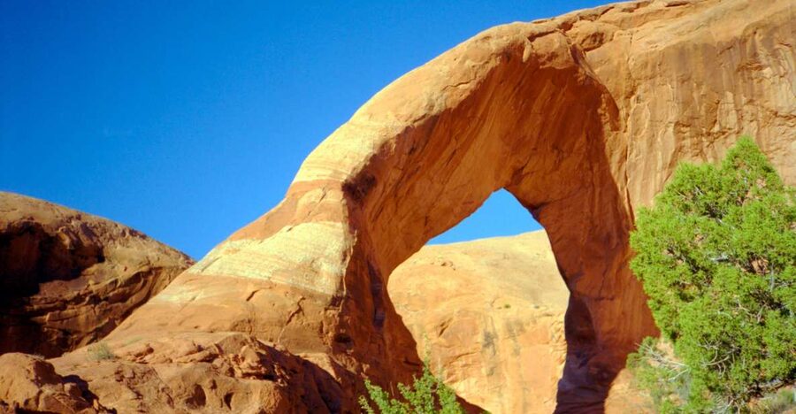 Moab: Backcountry Arches Helicopter Tour - Castle Valley and the profile of Castleton Tower