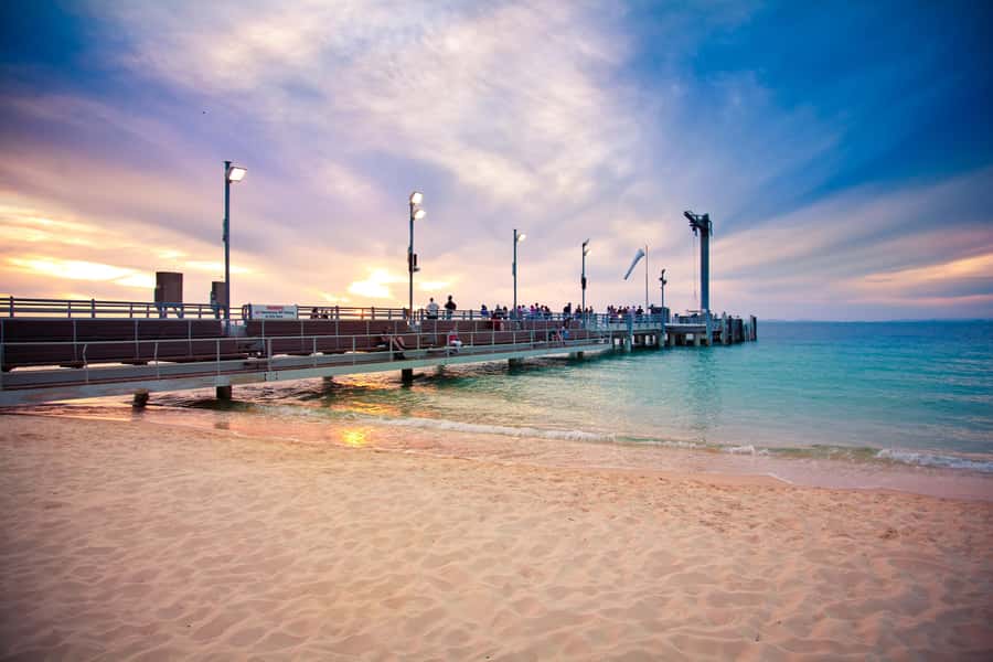 Moreton Island: Tangalooma Snorkel Tour with Helicopter Tour - The return boat and seasonal timing