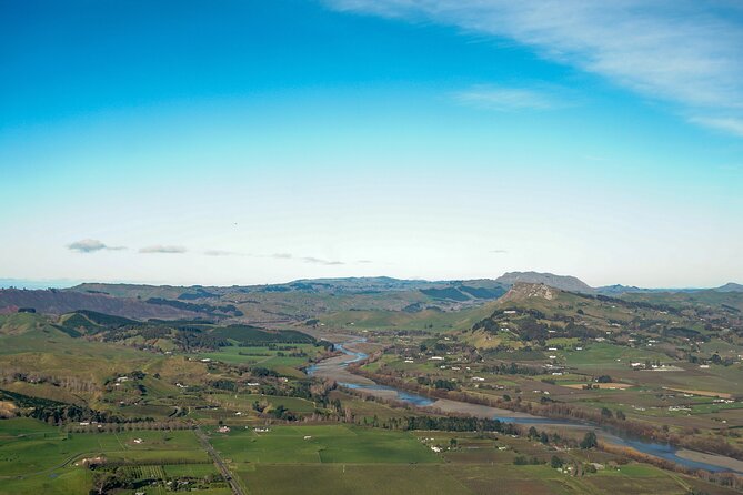 Napier Helicopter Flight & Classic Car Transfer - Art Deco buildings from above
