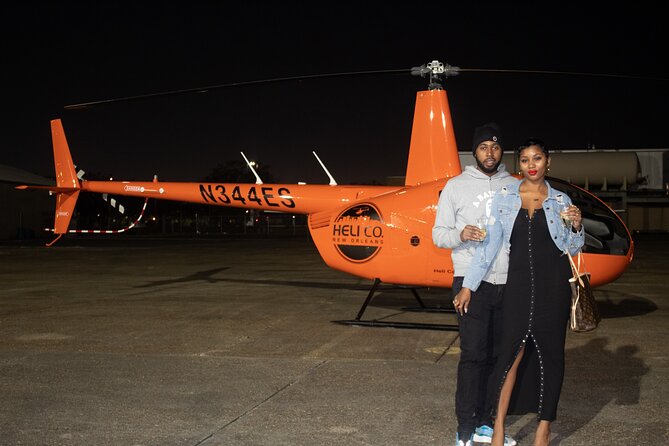 New Orleans City Lights Night Helicopter Tour - Second view: the French Quarter, Jackson Square, and St. Louis Cathedral