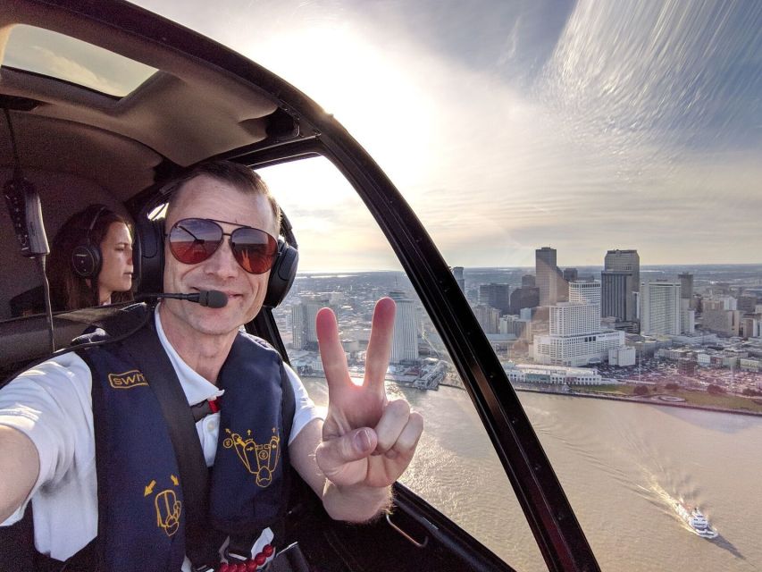 New Orleans: Daytime City Helicopter Tour - Jackson Square and the French Quarter from the air