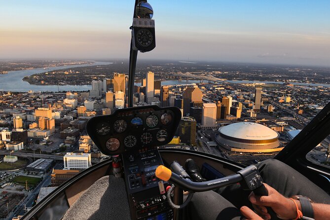 New Orleans Helicopter City Tour - The French Quarter from above