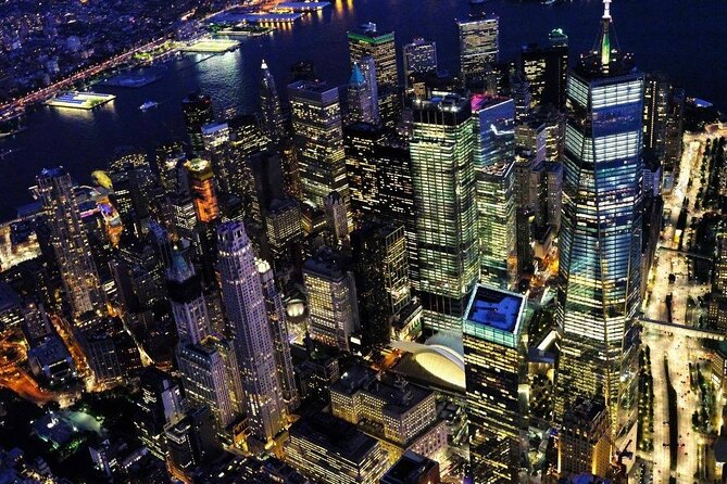 New York City Helicopter Tour at Night - Taking off from Essex County Airport in Fairfield